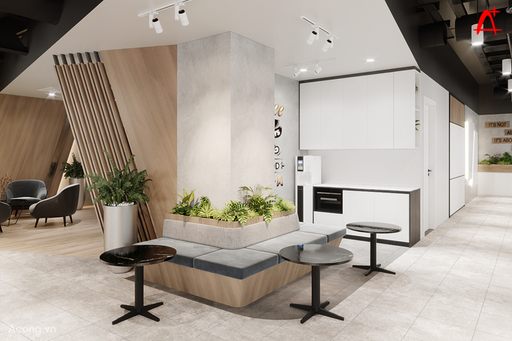 Thiết kế nội thất văn phòng SGO: pantry
